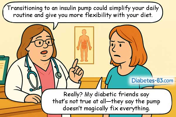 Insulin pump: more cons than pros Insulin pump: more cons than pros