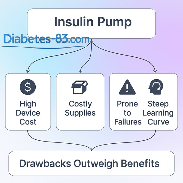 Insulin pump: drawbacks outweigh benefits Insulin pump: drawbacks outweigh benefits